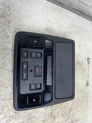 2024 LEXUS TX350 Black Overhead Console Roof Mounted with Map Lights OEM - Image 1 of 4