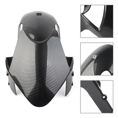 1X Front Fender Tire Mudguard For Ducati Monster 696 796 1100 EVO Carbon Fiber - Image 1 of 4