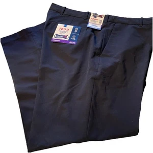 NWT Men's Izod Performance Stretch Dress Pants Navy Blue Golf Office Size 40X29 - Picture 1 of 9
