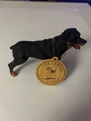 Figura Rottweiler de perros de la colección canina rara con etiquetas Life Like Look Foto 1 de 4