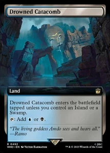 1x Catacumba ahogada - Arte extendido - Magic The Gathering Doctor Who - Casi nuevo - Como nuevo, inglés - Imagen 1 de 1