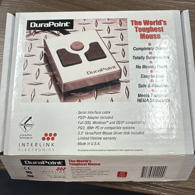 DURAPOINT VP2000 INDUSTRIAL MOUSE  - Used “THE WORLD’S TOUGHEST MOUSE” - Image 1 of 3