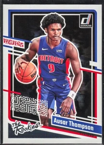 AUSAR THOMPSON 2023-24 Panini DONRUSS THE ROOKIES #5 [BASE]--DETROIT PISTONS - Picture 1 of 2