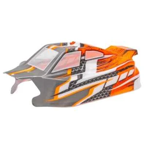 CARROSSERIE RC BUGGY HOBBYTECH NXT EVO Orange découpé + stickers - CA-293-NC - Photo 1/2