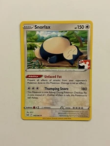 Paquete de premios Pokémon Snorlax 143/196 serie 3 casi nuevo origen perdido variante D - Imagen 1 de 2