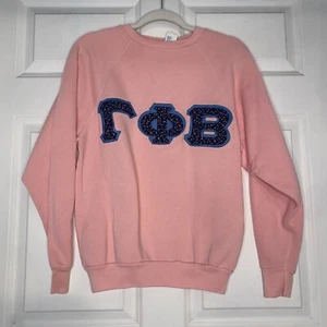 Vintage Discus Athletics GPB Gamma Phi Beta Sorority Letters Sweatshirt Large - Picture 1 of 8