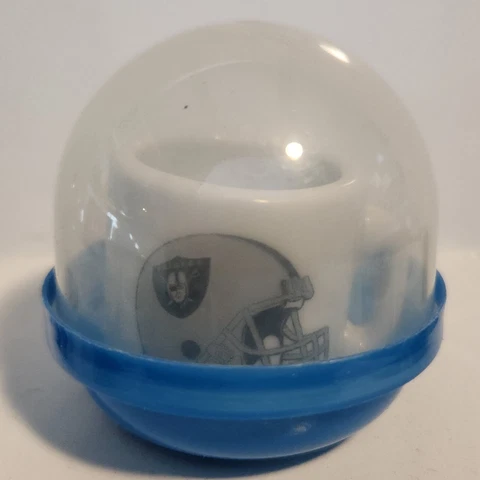Oakland Raiders Mini Ceramic Mug Vtg Vending Machine Capsule Toy IMPERFECT New Cover