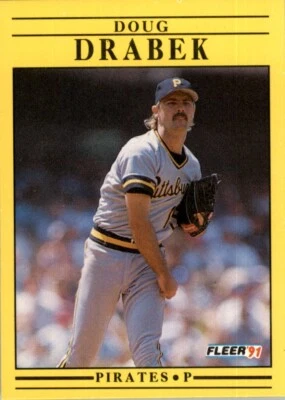 1991 Fleer MLB Doug Drabek #36 - Image 1 of 2