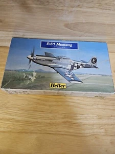 Heller P-51 Mustang Flugzeug Modellbausatz 80268 Maßstab 1:72 Open Box KOMPLETTSET  - Bild 1 von 7