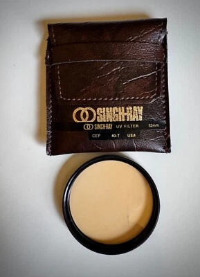 Singh Ray CEF 40T 52mm Screw-In UV Lens Filter W/ORIGINAL Case-USA - Image 1 of 3