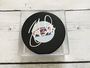 Blake Wheeler Signed Autographed Team USA U.S.A Hockey Puck a - Picture 1 of 1