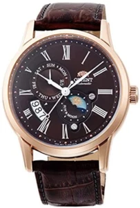 ORIENT 2018 Classical SUN & MOON RN-AK0002Y Mechanical Men's Watch New Japan - Picture 1 of 6