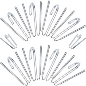50 Pcs Curtain Hook Metal Track Hooks Drapery for Pleated Drapes - Picture 1 of 12