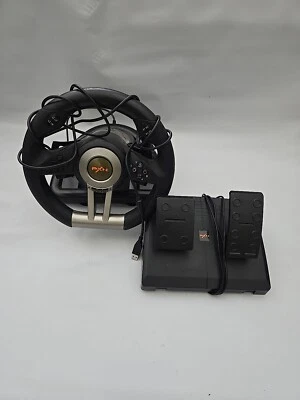 PXN V3 Pro Video Game RACING WHEEL + Pedals for PC/PS3/PS4/X-ONE/SWITCH  - Image 1 of 4