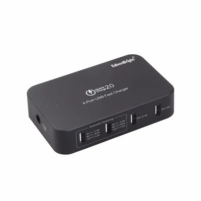 EdisonBright 4 Port USB quick/fast charger Multi Port samsung galaxy/iphone/note - Image 1 of 4