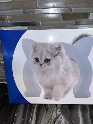 Indoor Cat Door, Cat Door for Interior Door, Pet Doors for Cat, Kitties and K... - Image 1 of 2