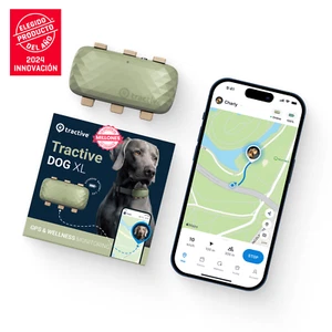 Tractive DOG XL | GPS para perros con monitor de salud | Verde | Nuevo - Imagen 1 de 11