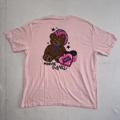 Camiseta rosa 2XL Machine Gun Kelly MGK Rock Tour Merch Tickets To MY Downfall Foto 1 de 4