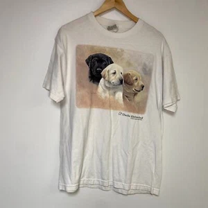 Maglietta Vintage Ducks Unlimited Anni 90 Cani Maglietta Cucciolo Vintage L - Foto 1 di 2