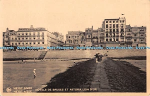 R449951 Heyst S Mer Hotels de Bruges et Astoria Lion dOr Nels Ern Thill Bruxelle - Picture 1 of 4