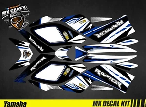 Kit Déco Quad pour / Atv Decal Kit for Yamaha Raptor - White - Imagen 1 de 1