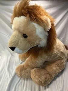 VINTAGE COSTCO 24" Soft Plush Lion Stuffed Animal Rare 2013 Soft And Beautiful - Picture 1 of 7