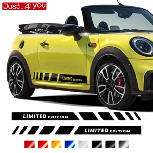For MINI Cooper F56 R56 R57 R58 R59 F57 R50 R52 R53 Car Door Side Stripes Decal  - Bild 1 von 16