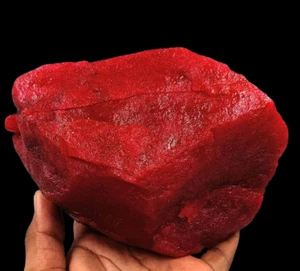 NATURAL CERTIFIED 10000 CT EARTH MINED RED AFRICAN RUBY ROUGH LOOSE GEMSTONE EKA - Picture 1 of 9