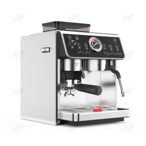 3IN1 Automatic Coffee Machine 58mm Coffee Bean Grinder Espresso Milk Forther - Picture 1 of 13