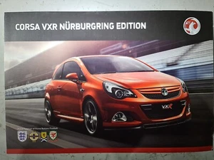 Vauxhall Corsa VXR Nurburgring Edition foldout Sales Brochure, June 2011 - Picture 1 of 4