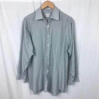 Van Heusen Men's Regular Fit Port Normal Button Front Shirt Wrinkle Free 16/16.5 - Image 1 of 4