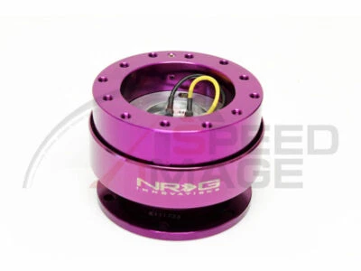 NRG STEERING WHEEL GEN 2.0 QUICK RELEASE PURPLE BODY PURPLE RING SRK-200PP Foto 1 de 2
