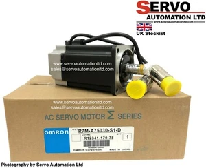 R7M-A75030-S1-D Omron AC Servomotor 750w 200v R7MA75030S1D (UK inkl. MwSt.) - Bild 1 von 11