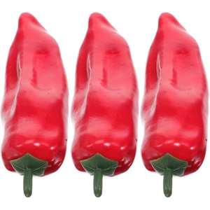 3PCS Artificial Chili Artificial Peppers Simulation Chili Artificial Peppers - Picture 1 of 12
