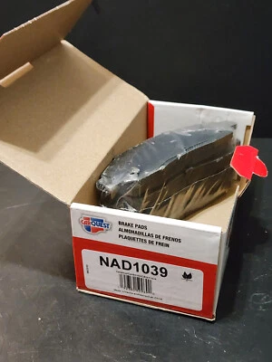 🏎️💨CARQUEST NAD1039 стандартная органическая передняя дисковая тормозная колодка-Chevrolet-GMC-Isuzu - Изображение 1 из 3
