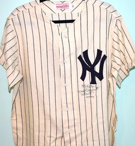 PHIL RIZZUTO SIGNED JERSEY INSCR. "HOLY COW", "SCOOTER", "HOF '94" / BECKETT COA - Picture 1 of 6