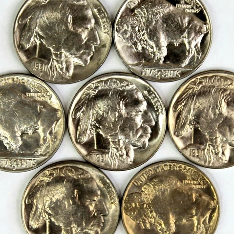 Uncirculated 1931 S Key Date Indian Head Buffalo Nickel BU Choice UNC 1 Coin Lot Cover