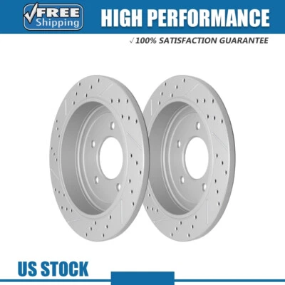 Rotores de freno traseros para Ford F-150 Lincoln Navigator Blackwood 2000 2001 2002 2004 Foto 1 de 4