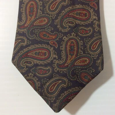 Hathaway мужской галстук галстук 3,5 в США все шелк черный коричневый бордовый синий золото - Изображение 1 из 4