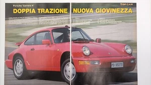 Clipping Articolo 1989 PORSCHE CARRERA 4 Doppia Trazione Nuova Giovinezza - Imagen 1 de 4