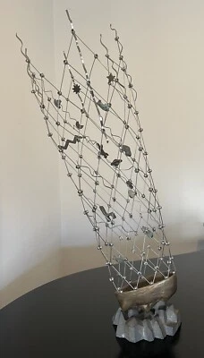 Brower Hatcher 1990 Starman in the Ancient Garden Sculpture Bronze Mixed M 29.5” - Image 1 of 4