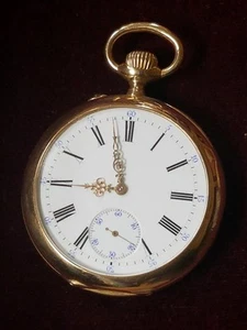 18k Gold Pocket Watch | SN 12763 | Swiss Movement | stamped 0.750 - Picture 1 of 6