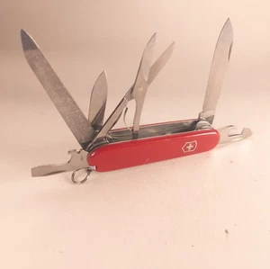 Vintage Victorinox Mountaineer Schweizer Taschenmesser rot 91mm ohne Armbrust 1988-1991 - Bild 1 von 7