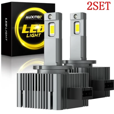 4X LED Headlight Bulbs 200W Replace D3S D3R HID Xenon Super White Conversion Kit - Image 1 of 4