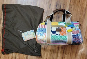 Coach Schultertasche mehrfarbig Patchwork #PG5SHI & Geldbörse Staubbeutel (OHNE RIEMEN) - Bild 1 von 24