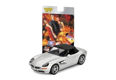Mini GT 1/64 BMW Z8 THE WORLD IS NOT ENOUGH 1999 007 JAMES BOND CHINESE BLISTER - Image 1 of 4