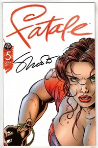FATALE #5 (1996)- SIGNED BY JIM SHOOTER W/COA- BROADWAY COMICS - Picture 1 of 3