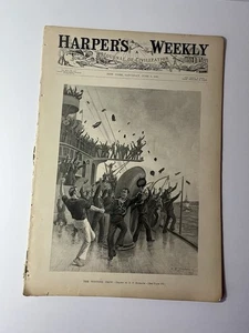 June 1897 Harper's Weekly National Parks by John Muir, Walt Whitman, Navy Cover - Picture 1 of 7
