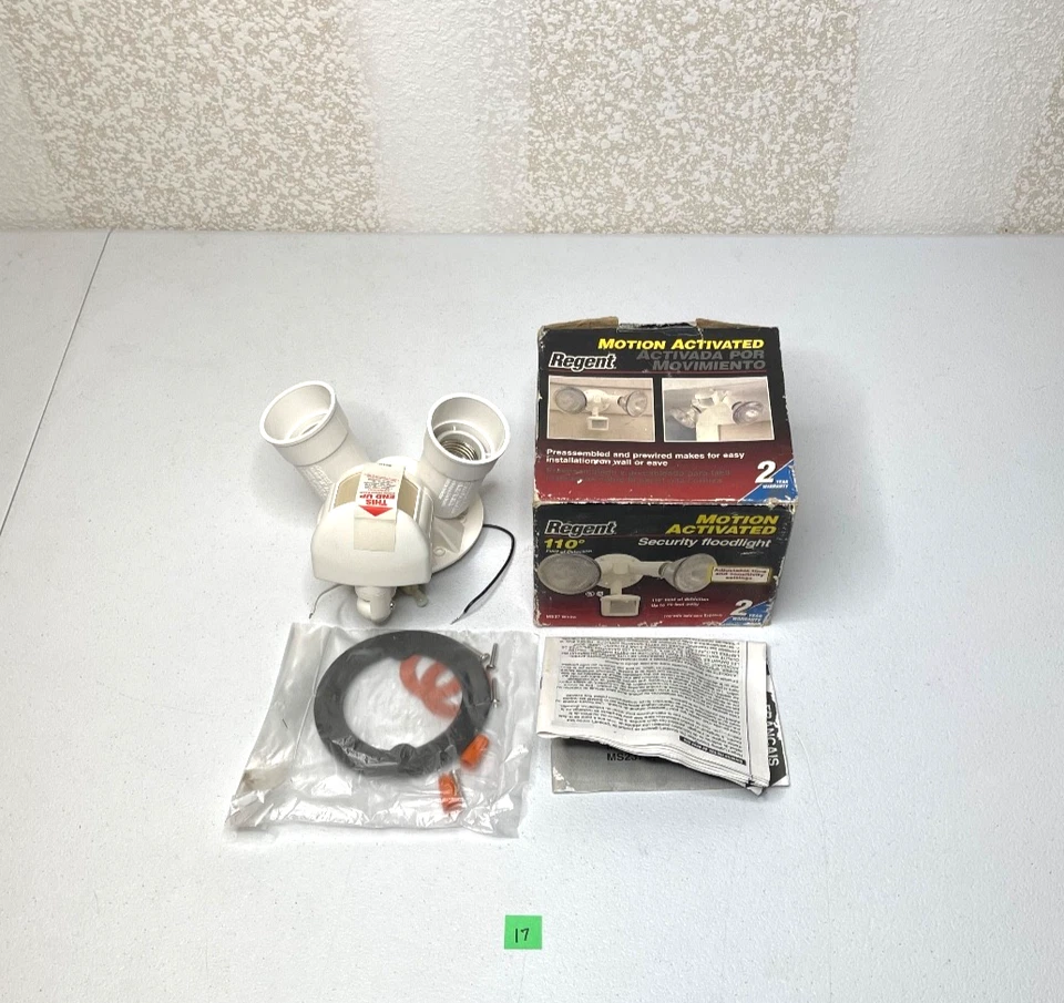 Conjunto de reflector de seguridad activado por movimiento Regent MS37 Foto 1 de 4