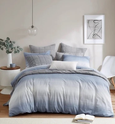 Croscill повседневный Callista 3 изделия пододеяльник комплект королева синий - Изображение 1 из 4